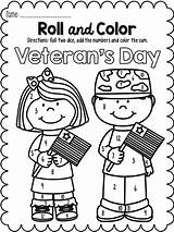 Veterans Kindergarten Color November Roll Pay Worksheets Kids Teachers Math Teacher Veteran Engage Lessons sketch template
