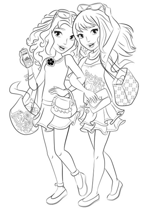lego friends poodle printable page coloring pages png