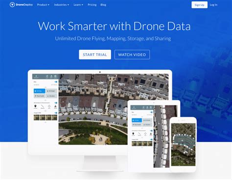 dronedeploy launches drone  demand service