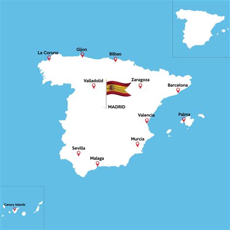 map spain cities  latest map update
