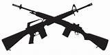 Crossed Gun Pistols Shotguns Imgarcade Clipground sketch template
