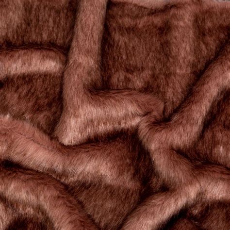 brown  mauve thick faux fur faux fur  fabrics fashion fabrics