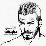Beckham ดำ sketch template