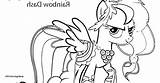 Rainbow Coloring Dash Pages Pony Little Equestria Baby Mlp Girl Getdrawings Friendship Magic Getcolorings Printable Colorings sketch template