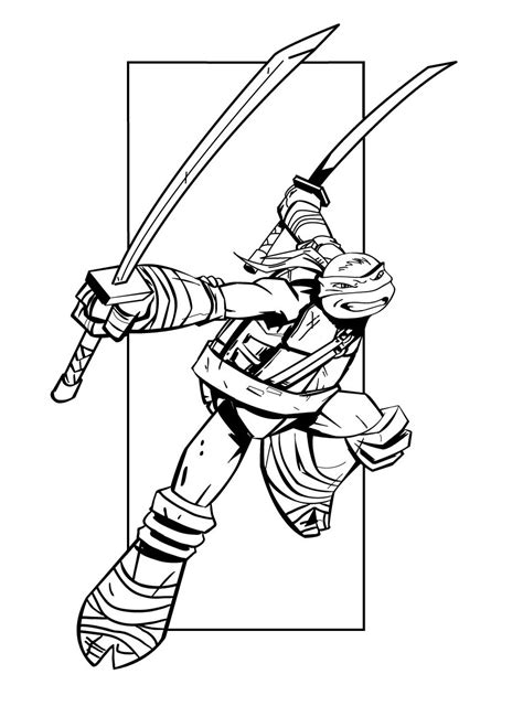 ninja turtle coloring pages raphael