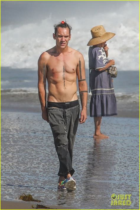Jonathan Rhys Meyers Goes Shirtless At The Beach In Rare