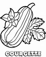 Coloring Printable Zucchini Vegetable Pages Courgette Vegetables Topcoloringpages Sheets Print Children sketch template