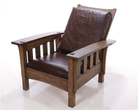 hand crafted morris chair  kauffman fine furniture