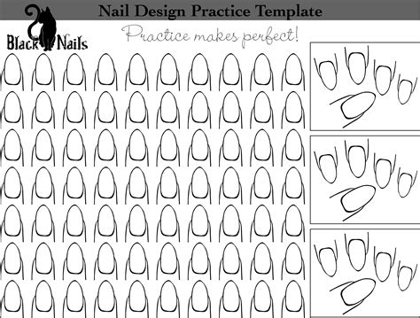 nail templates printable