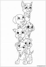 Patrol Paw Everest Pages Pup Coloring Color Online Printable Coloringpagesonly sketch template
