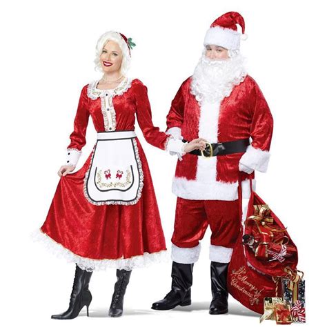 pin on christmas costumes for santa mrs claus and the elves
