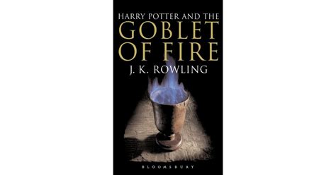 Harry Potter And The Goblet Of Fire Uk Adult Harry Potter Book Cover