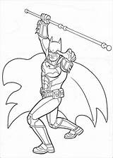 Coloring Superhero Batman Dc Printable Pages Print sketch template