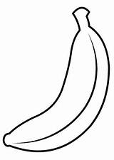 Colorear Frutas Banane Platano Bananas Zum Malvorlage Banano Ausmalen Ausmalbild Supercoloring Colouring Basteln Molde Bananen Schablone Plátano Schablonen Drus Em sketch template
