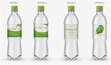 design  water bottle   label manufacture water bottle packaging