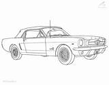 Coloring Mustang Ford Pages Car Muscle Cars Vehicle 1967 Mustangs Printable Sheets Truck Gto Pontiac Old Coloringtop Color Hot Gt sketch template