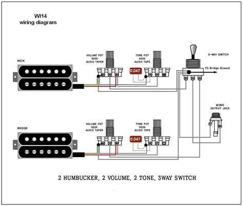 electric guitar circuit diagram