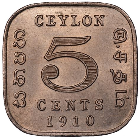 ceylon  cents km  prices values ngc