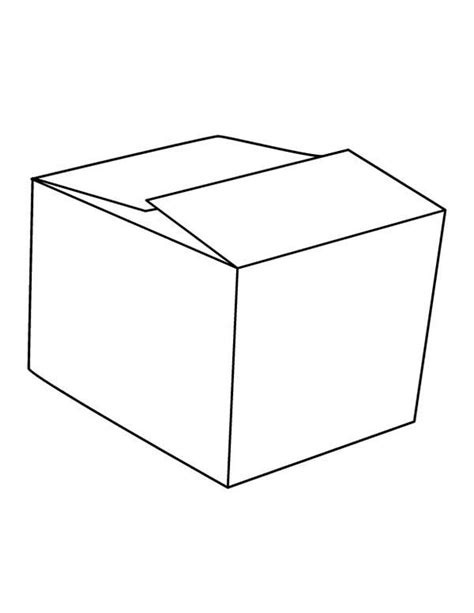 box picture  box coloring page picture boxes coloring pages