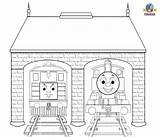 Thomas Coloring Pages Train Kids Printable Engine Toby Friends Tank Fun Childrens Railway Steam Tram Print Mavis sketch template