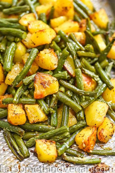 potatoes  green beans eat  vegan
