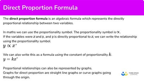 direct proportion formula gcse maths steps examples