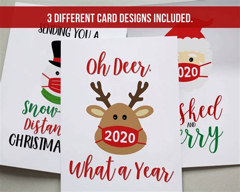 funny christmas cards printable  christmas cards set  etsy