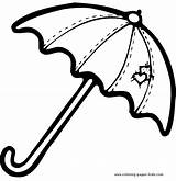 Umbrella Clip Color Clipart Coloring Pages Umbrellas Graphicsfactory Printable Autumn Kids Board Fall Colouring Flowers May Choose Rain Preview sketch template
