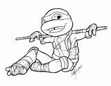 Ninja Coloring Donatello Tmnt Turtle Turtles Pages Baby Teenage Printable Drawing Letscolorit Disimpan Dari Patrol Paw Cartoon sketch template