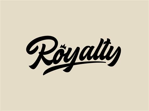 royalty logo  clothing brand  yevdokimov  dribbble