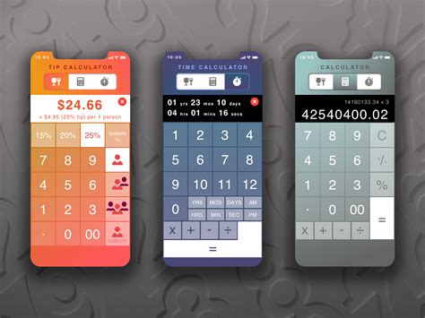 calculators ux product designer