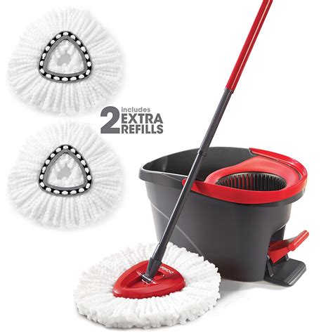 cedar easy wring spin mop bucket system   extra refills