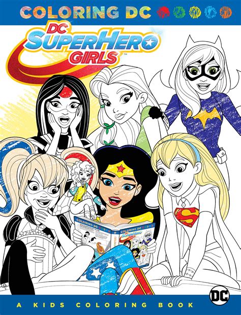 dc super hero girls  kids coloring book tp impact comics