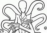 Coloring Pages Slender Man Creepy Evil Slenderman Halloween Draw Poster Print Werewolf Drawing Adult Book Printable Signboard Posters Easy Color sketch template