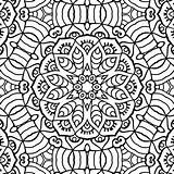 Coloring Intricate Patterns Zen Book sketch template