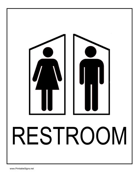 printable   printable bathroom signs  templates printable
