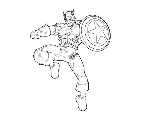 pin  captain america coloring pages