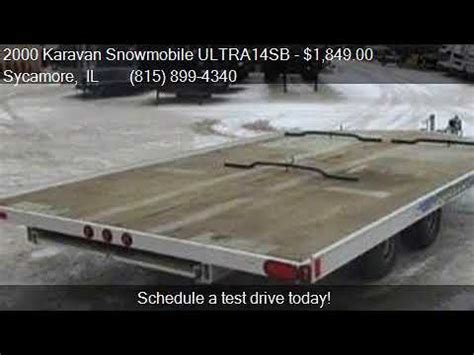 karavan snowmobile ultrasb  sale  sycamore il youtube