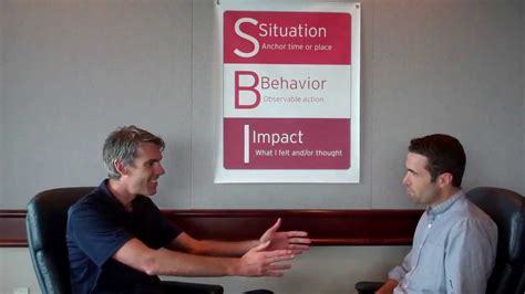 sbi feedback tool situation behavior impact youtube