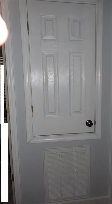hvac    replace   standard sized ac closet door home improvement stack exchange