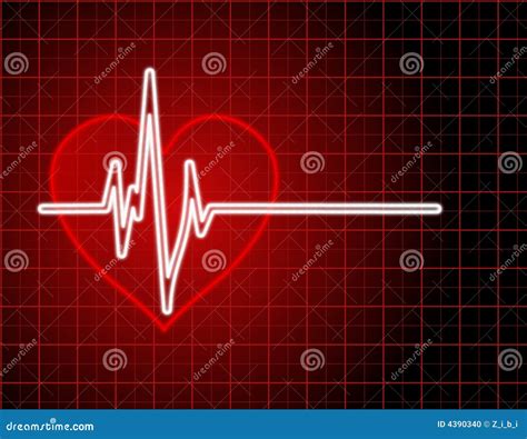 heart monitor stock illustration illustration