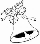 Coloring Pages Christmas Bell Beautiful sketch template