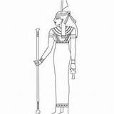Egyptian Coloring Pages Nut Egypt Kids Deity Goddess Gods Ancient Ma Goddesses God Nun Hellokids Nephthys Khnum sketch template
