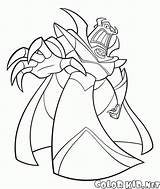 Coloring Zurg Evil Emperor Drawing Colorkid Pages Toy Story Snowman Getdrawings sketch template