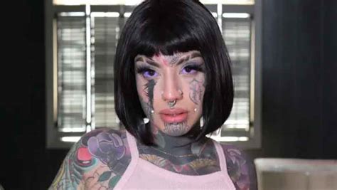 Womans Tattoo Addiction Leaves Her ‘blinded After Getting Her