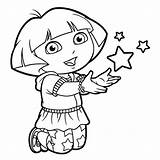 Dora Explorer sketch template