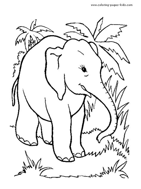transmissionpress  elephant coloring pages  kids