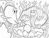 Nemo Coloring Finding Pages Color sketch template