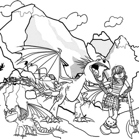 stormfly coloring pages