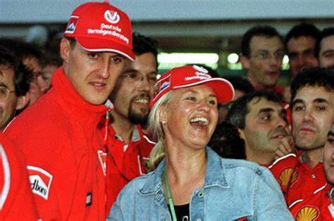 F1 Legend Michael Schumacher Celebrates 20th Wedding